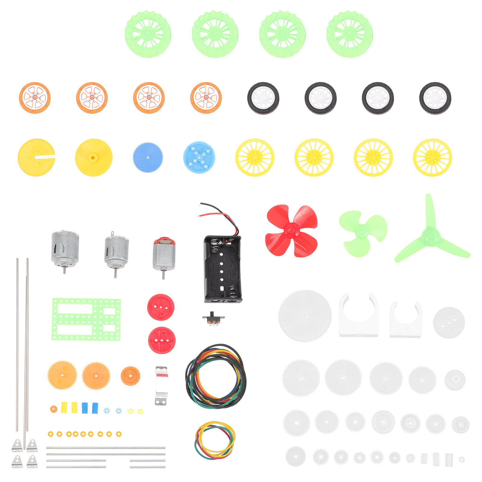 112-teiliges DC-Motor-Zahnrad- – Science Project Kit Bewertung und Preis