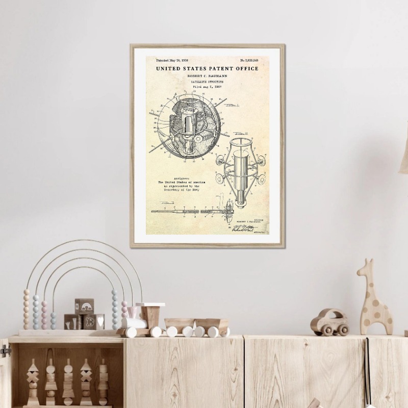 Vintage fliegende Untertasse U – Star Map Poster Bewertung und Preis