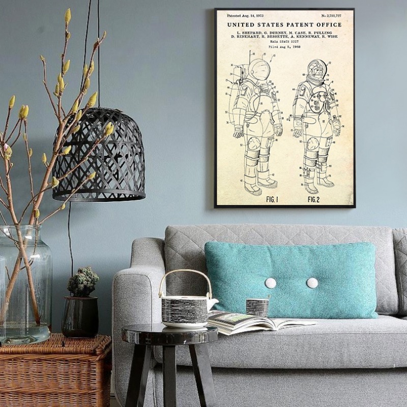 Vintage fliegende Untertasse U – Star Map Poster Bewertung und Preis