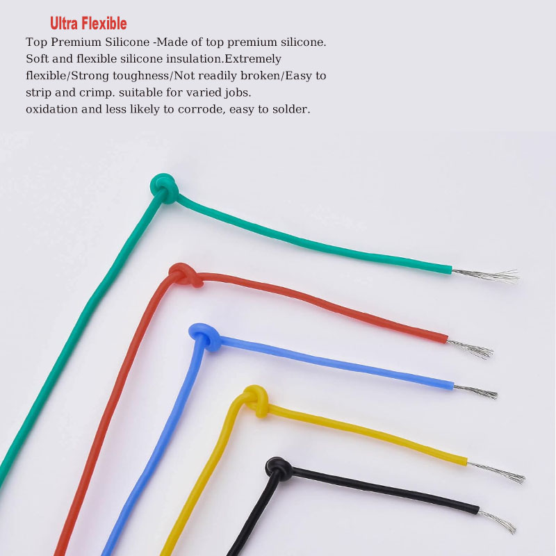 Weiches Silikondraht-Set, 16 A – Science Project Kit Bewertung und Preis