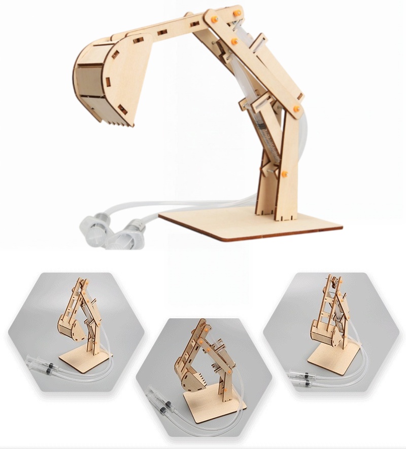 DIY Hydraulikbagger-Modell, Wi – Science Project Kit Bewertung und Preis